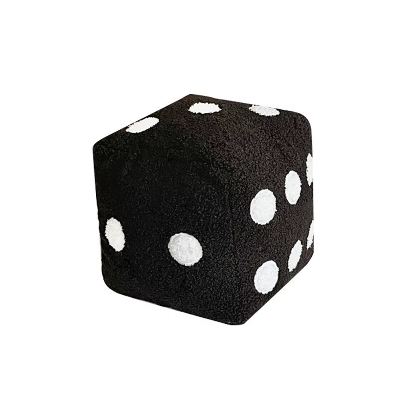 20Cm Ins Creative Simple Home Decoration Pillow Fun Simulation Dice Plush Toy Sofa Cushion Floor Mat