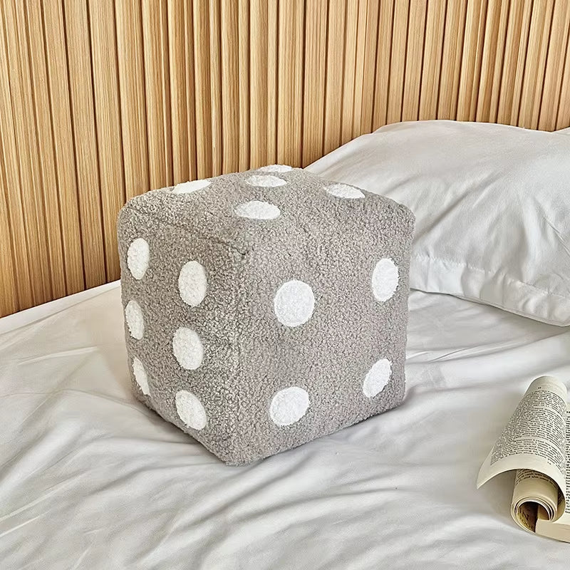 20Cm Ins Creative Simple Home Decoration Pillow Fun Simulation Dice Plush Toy Sofa Cushion Floor Mat