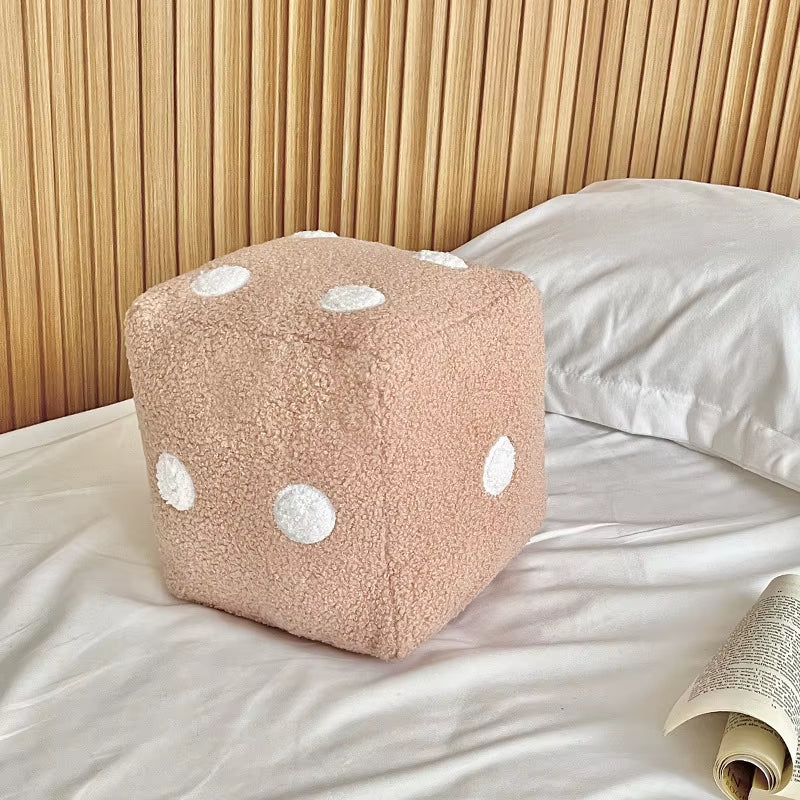 20Cm Ins Creative Simple Home Decoration Pillow Fun Simulation Dice Plush Toy Sofa Cushion Floor Mat