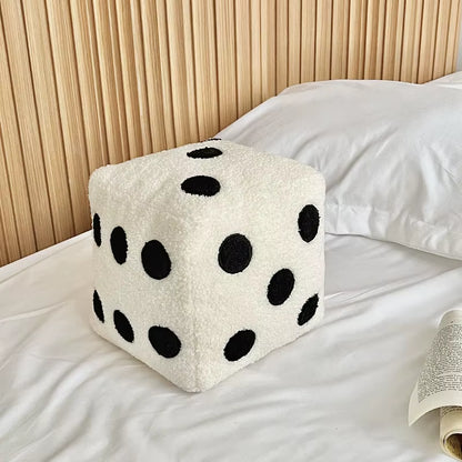 20Cm Ins Creative Simple Home Decoration Pillow Fun Simulation Dice Plush Toy Sofa Cushion Floor Mat